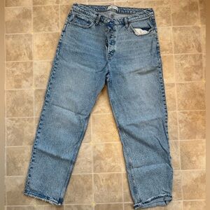 Abercrombie & Fitch Light Blue High Rise Women's Jeans